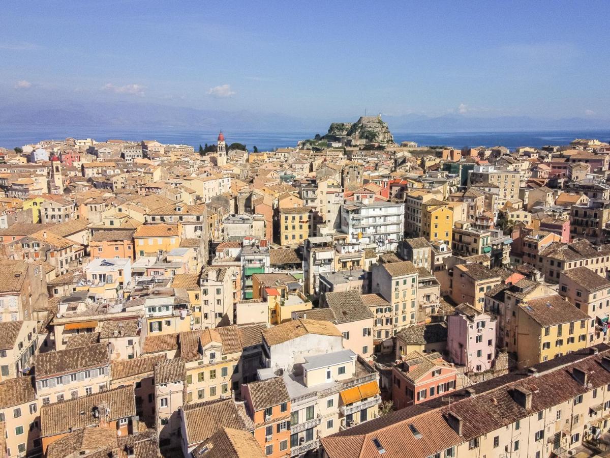Tenedos Old Town Corfu  Buitenkant foto